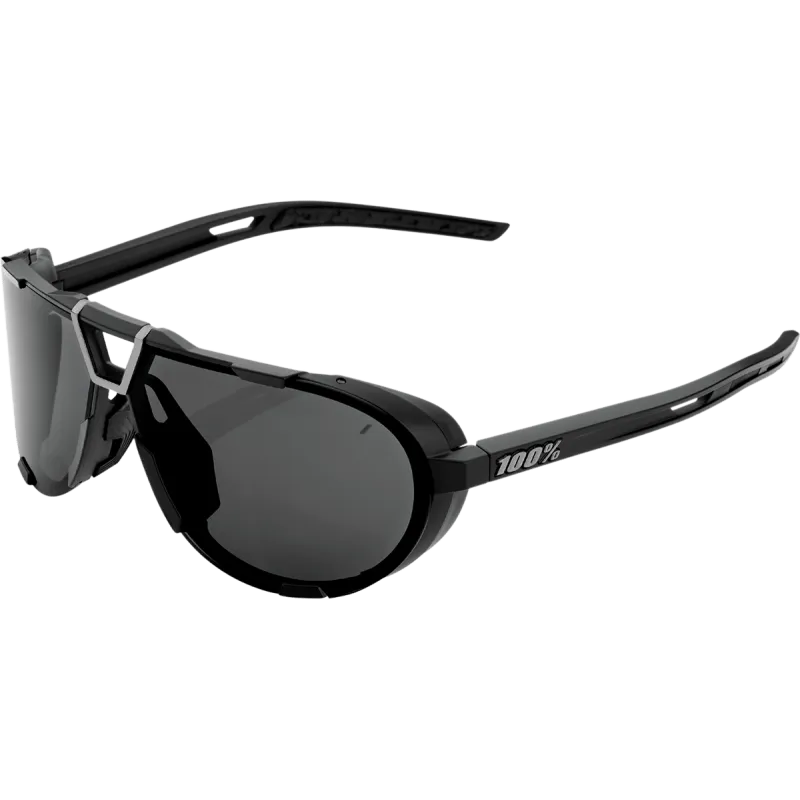 100% SUNGLASS WESTCRAFT BK/SM
