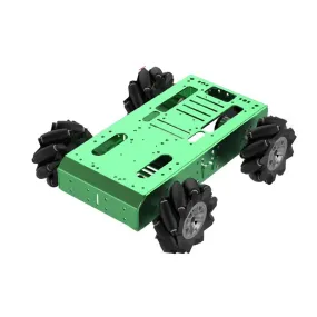 10KG Load 4WD Omnidirection Mecanum Robot Car 97mm Wheel 12V Encoder Motor Metal Chassis for Arduino for Raspberry Pi Robot Kit