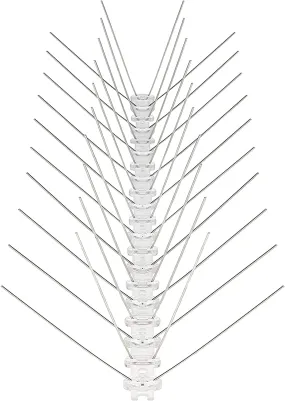 118" Stainless Steel Bird Spikes - Bird Deterrents For Outside - Total Length