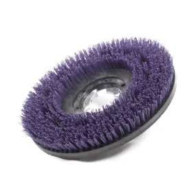 17" Extra Heavy Duty 46 Grit Impregnated Nylon Floor Stripping Brush for Floor Buffers (15" Actual Diameter)