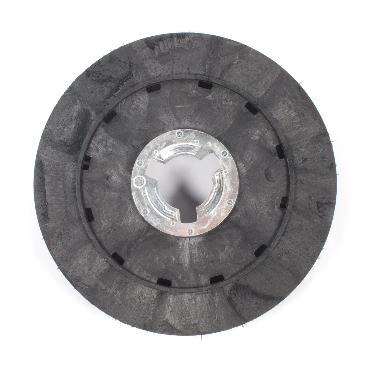 17" Extra Heavy Duty 46 Grit Impregnated Nylon Floor Stripping Brush for Floor Buffers (15" Actual Diameter)