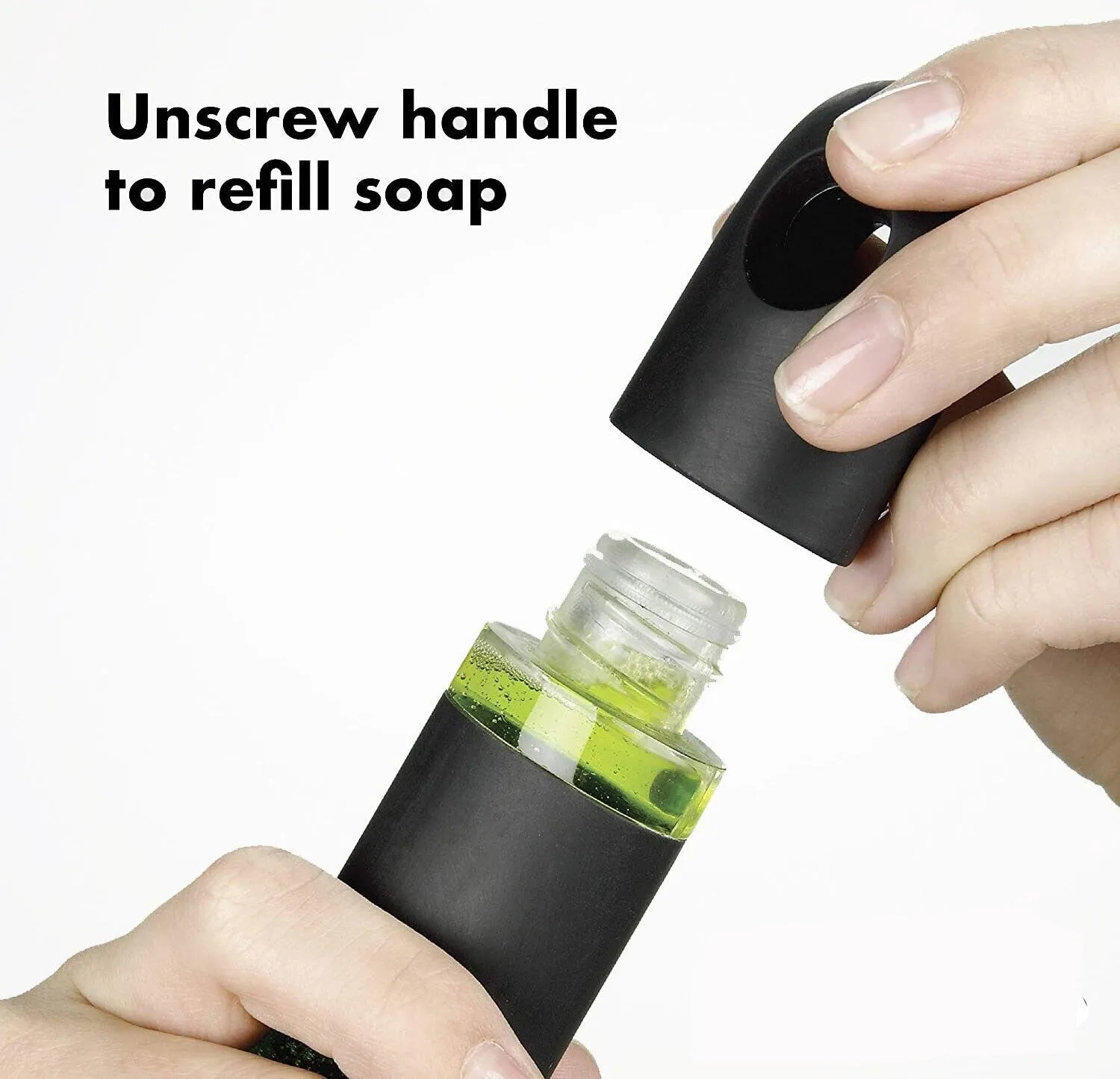 (2 Pack) Soap Dispenser Dish Brush Scrubber Cleaner Wand Scrub Refill Washing