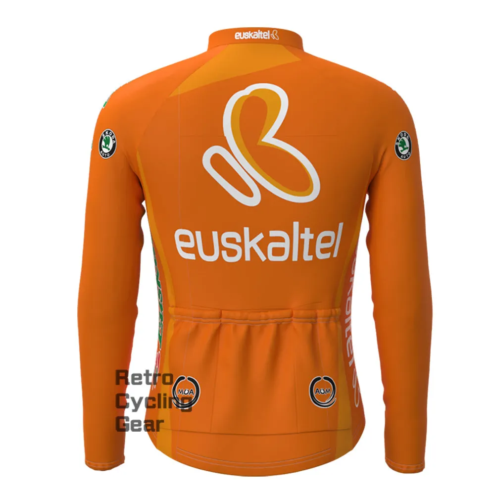 2009 euskadi Retro Long Sleeve Cycling Kits