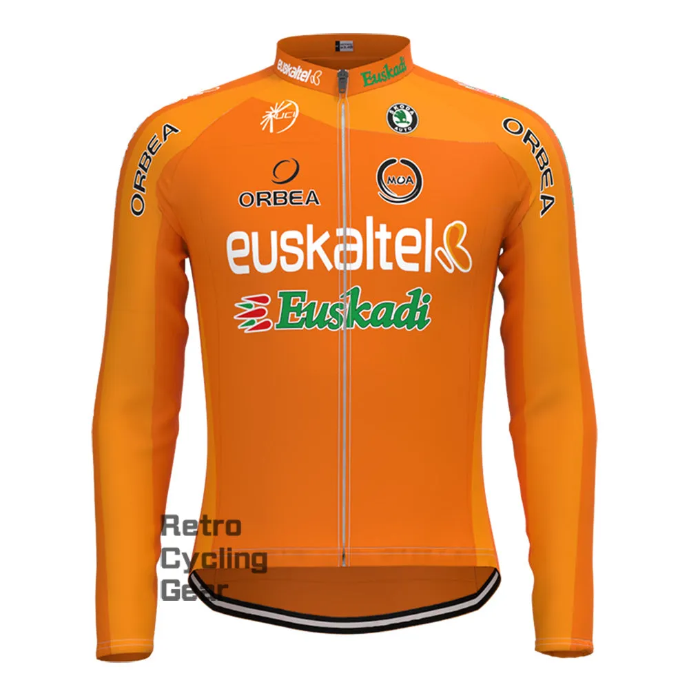 2009 euskadi Retro Long Sleeve Cycling Kits