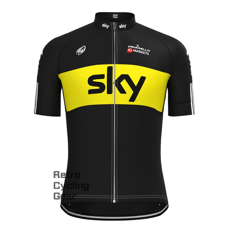 2015 sky Retro Short Sleeve Cycling Kits