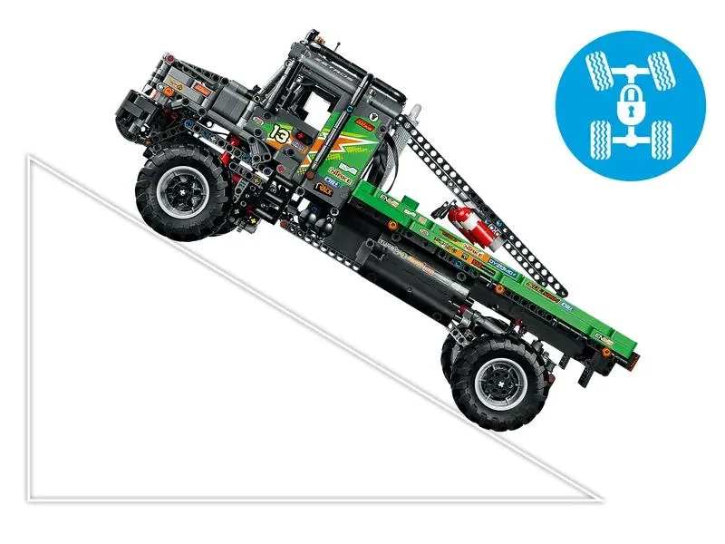 42129 4x4 Mercedes-Benz Zetros Trial Truck