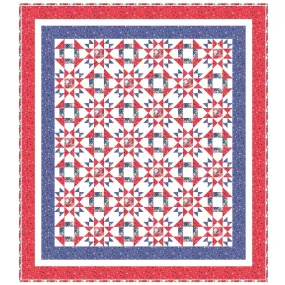 4th of July Collection Quilt Kit 75 1/2" x 84 1/2"