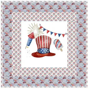 4th of July Party Wall Hanging  42" x 42"