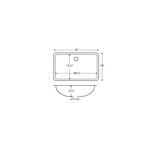 A-309 | Karran Vanity Acrylic Undermount Sink