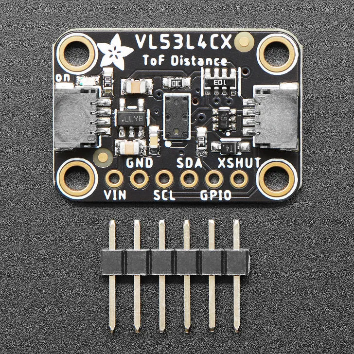 Adafruit VL53L4CX Time of Flight Distance Sensor - ~1 to 6000mm