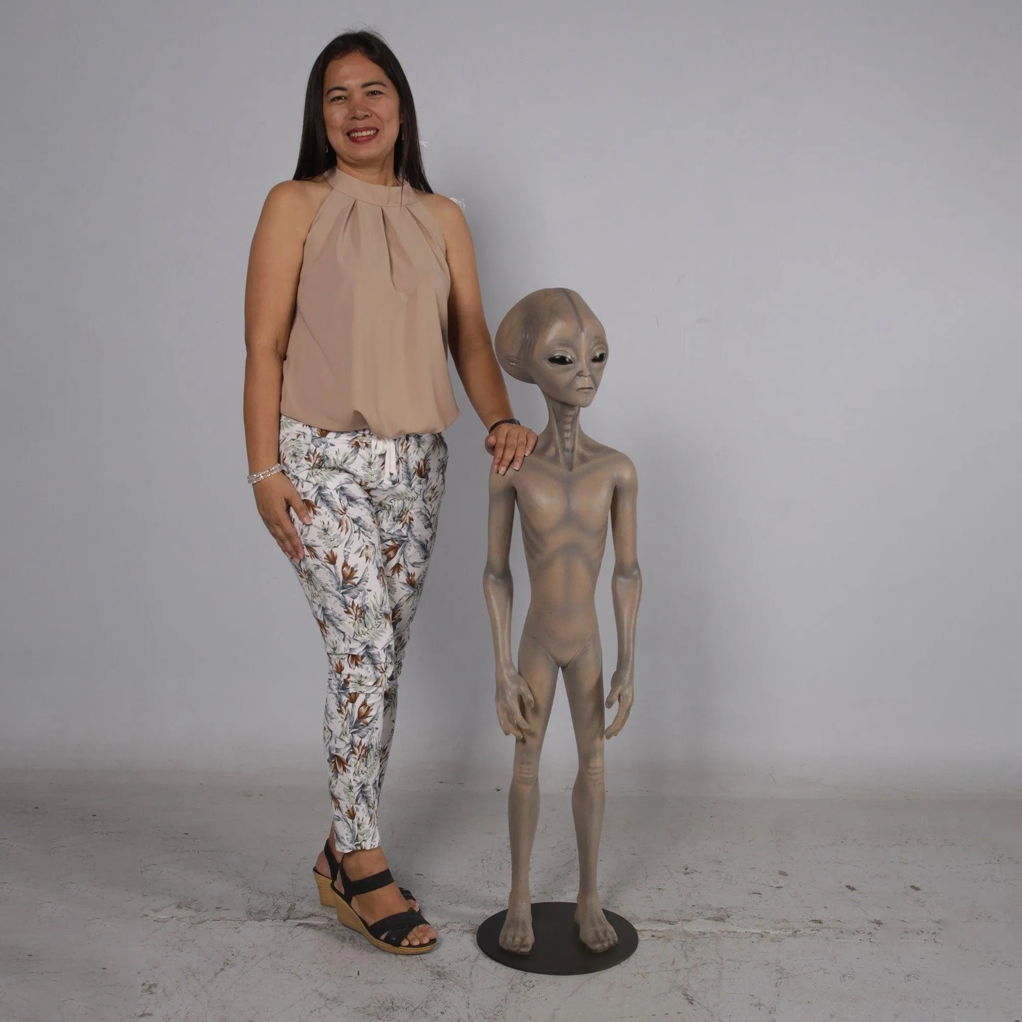 Alien Roswell Life Size Statue