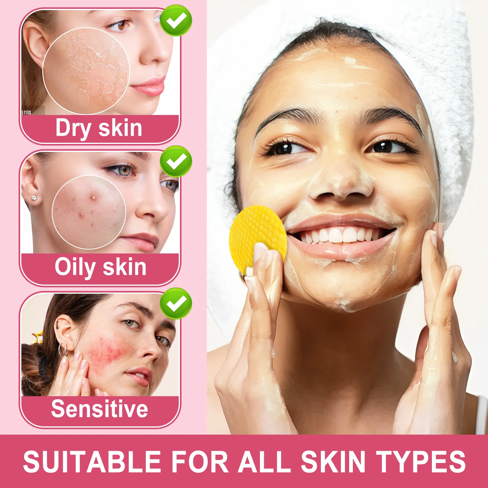 Aliver Kojic Acid Turmeric Cleansing Pads 60p