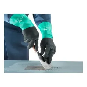 Ansell Green AlphaTec 58-128 Nylon Chemical Resistant Gloves
