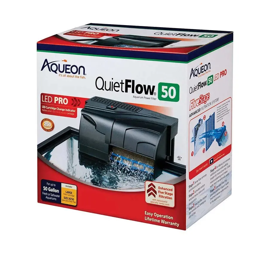 Aqueon® Quietflow LED Pro Aquarium Power Filter