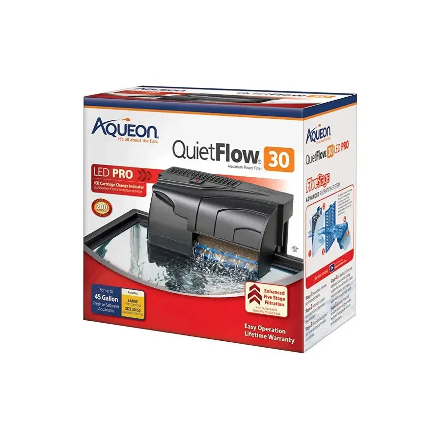 Aqueon® Quietflow LED Pro Aquarium Power Filter