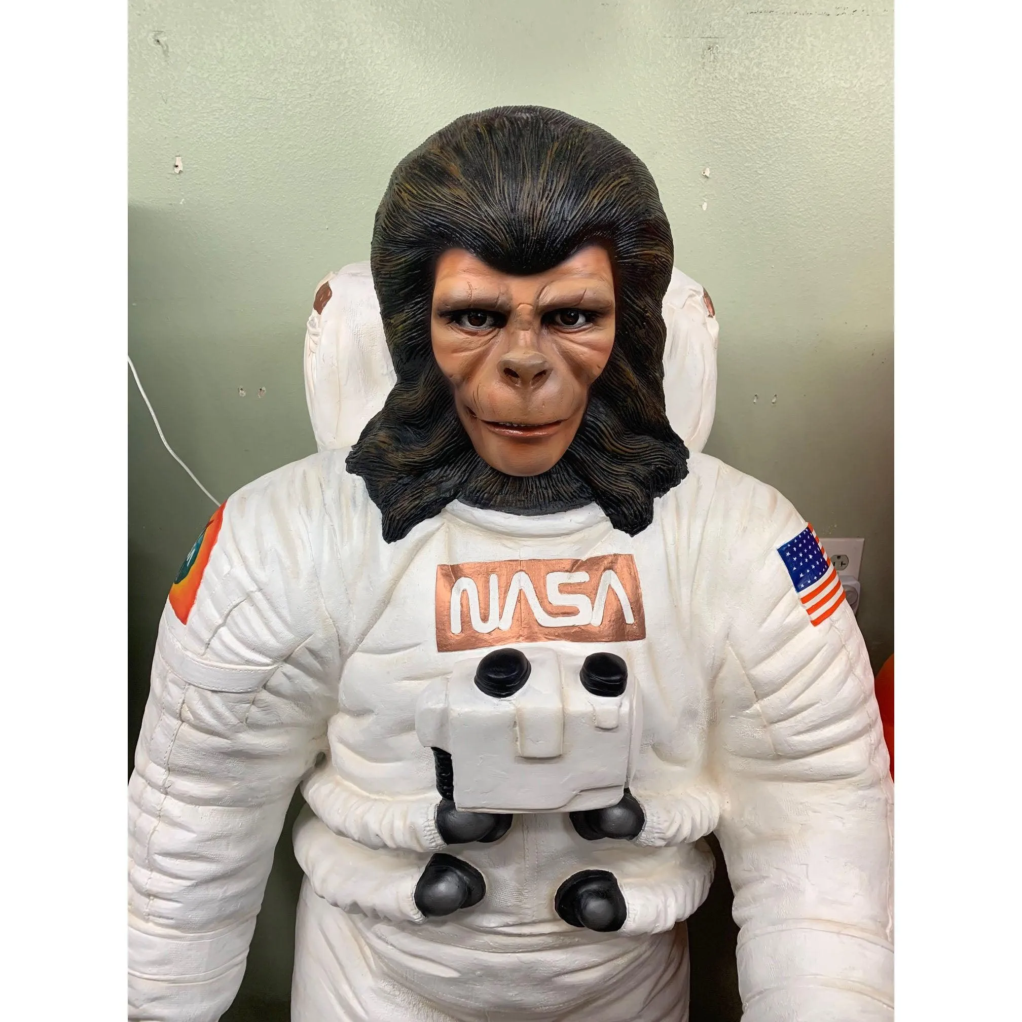 Astronaut Ape Life Size Statue