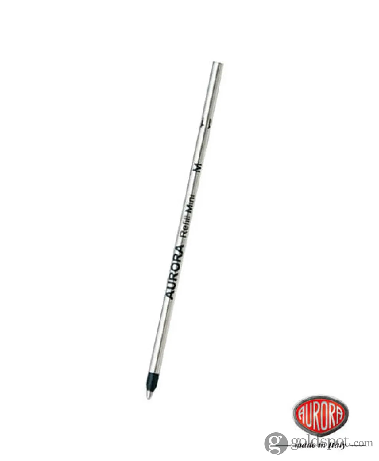 Aurora Mini Ballpoint Pen Refill in Black - Medium Point