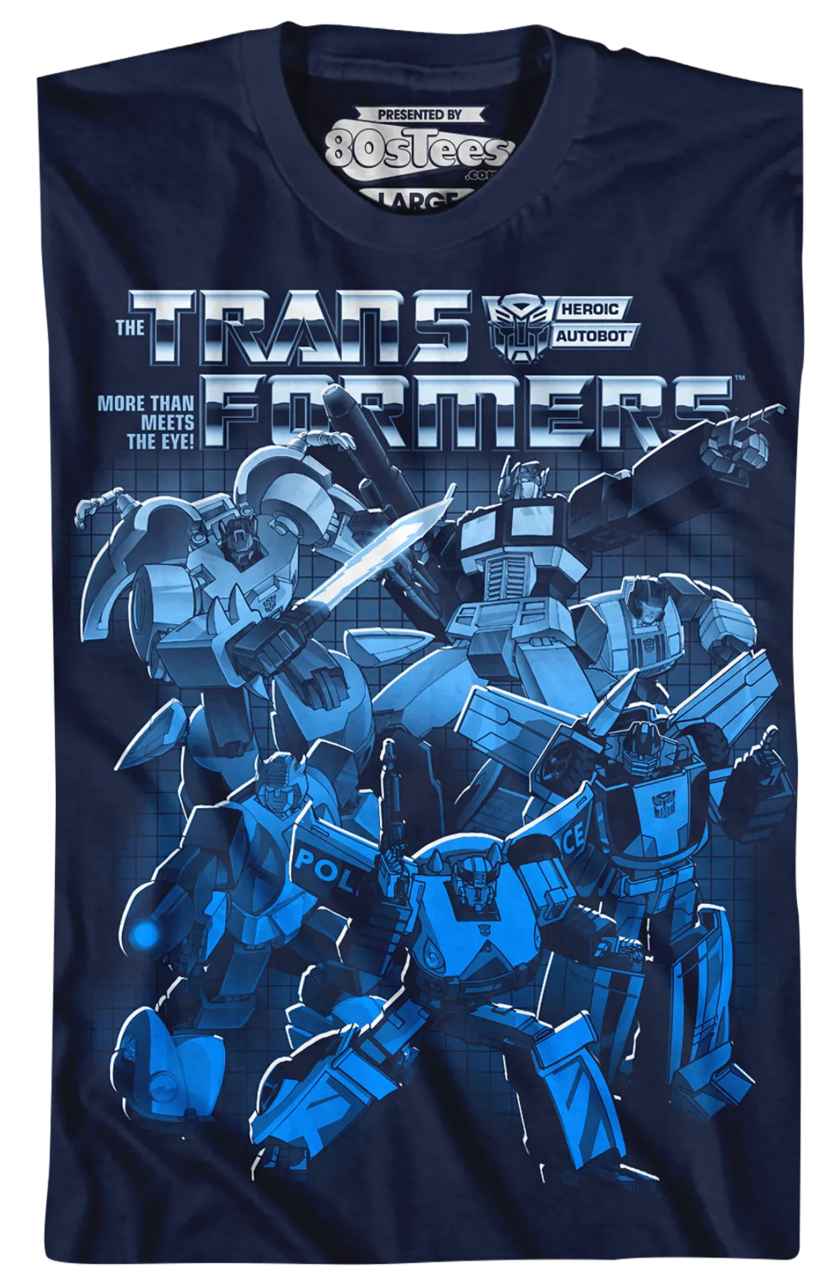 Autobots Blue Collage Transformers T-Shirt