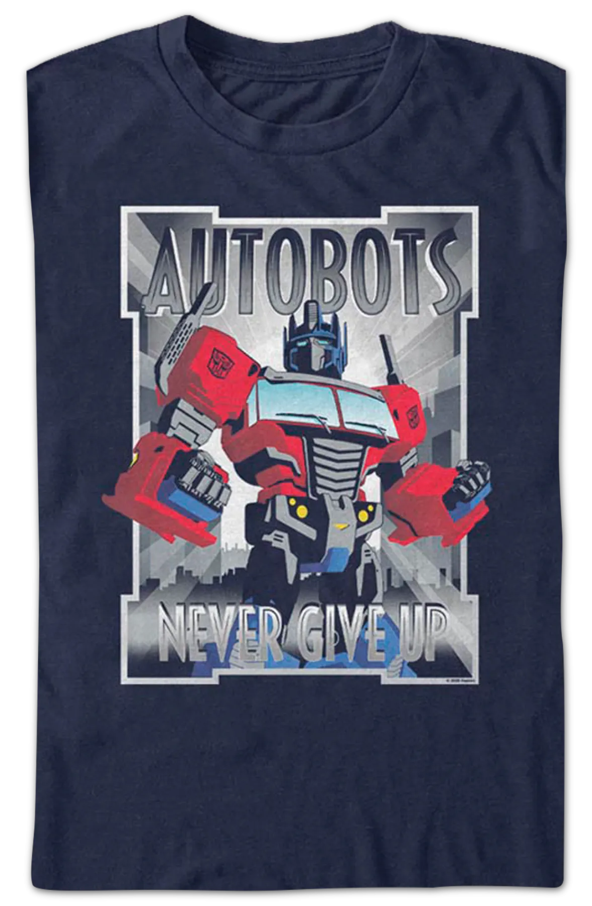 Autobots Never Give Up Transformers T-Shirt