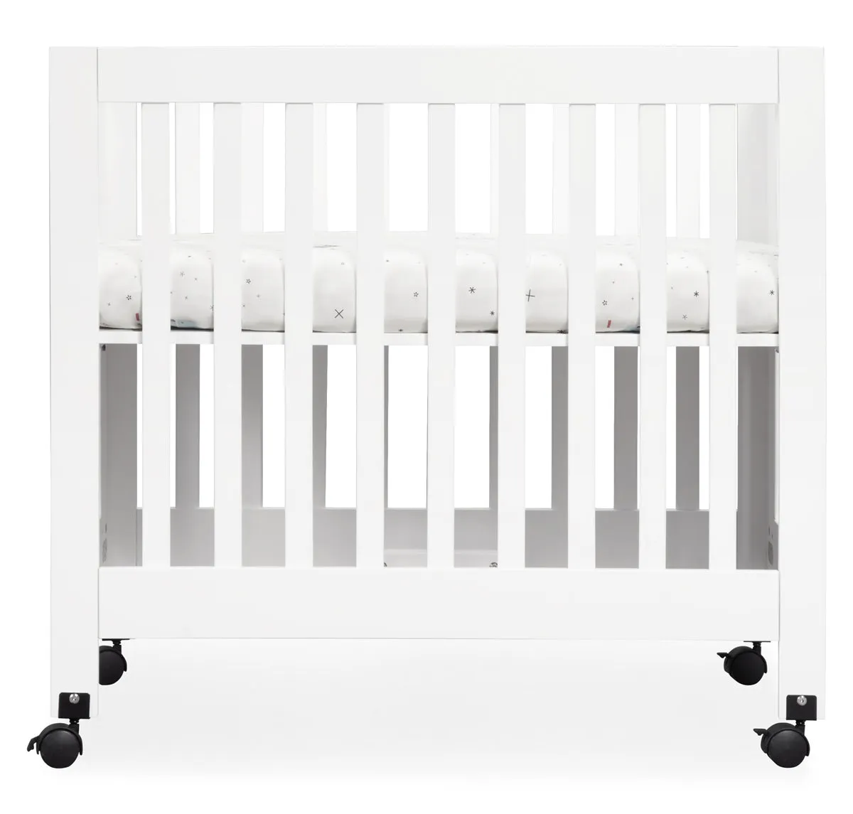 Babyletto Galaxy Floating Robots Fitted Mini Crib Sheet
