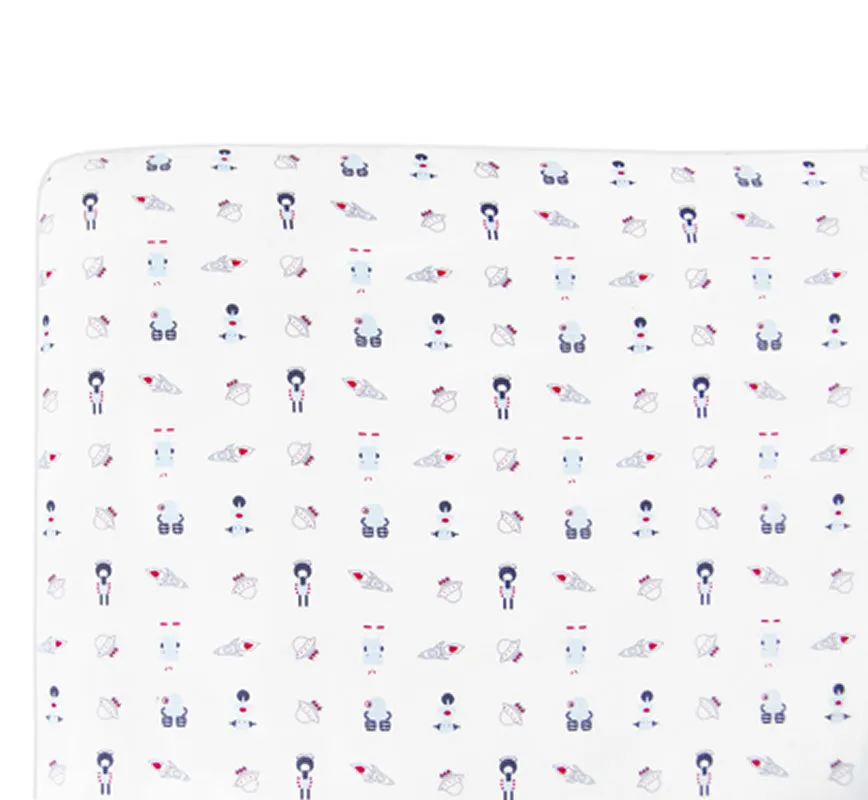 Babyletto Galaxy Oval Fitted Crib Sheet