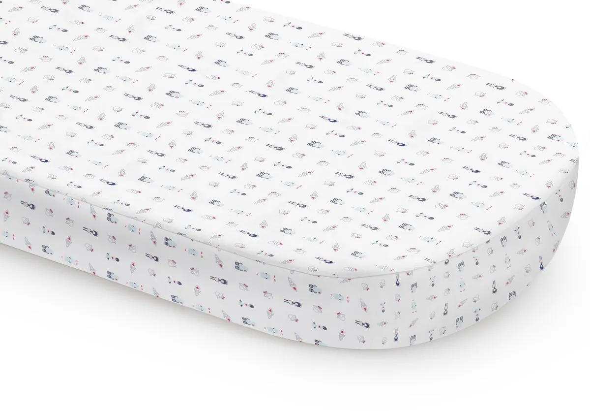 Babyletto Galaxy Oval Fitted Crib Sheet