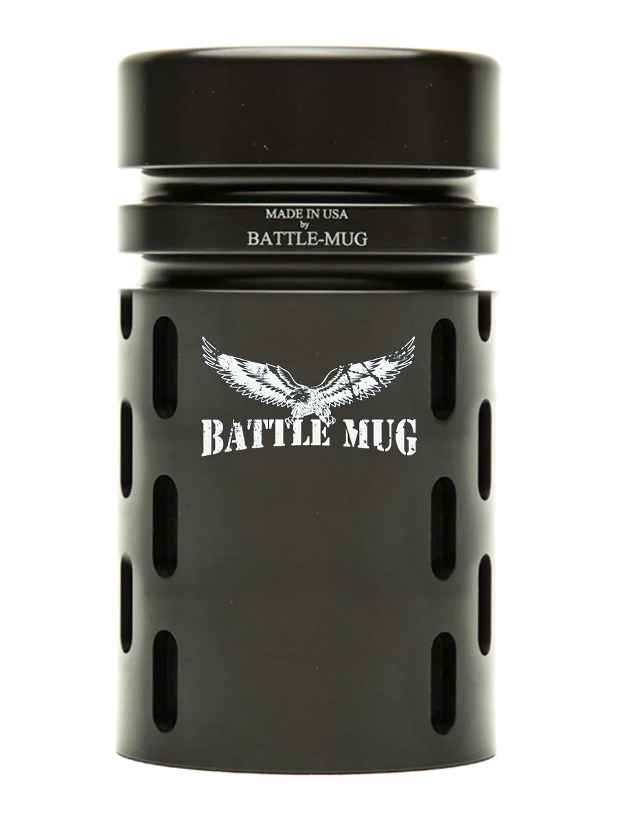 BattleComp Highball Glass Engraved Insignia and Text