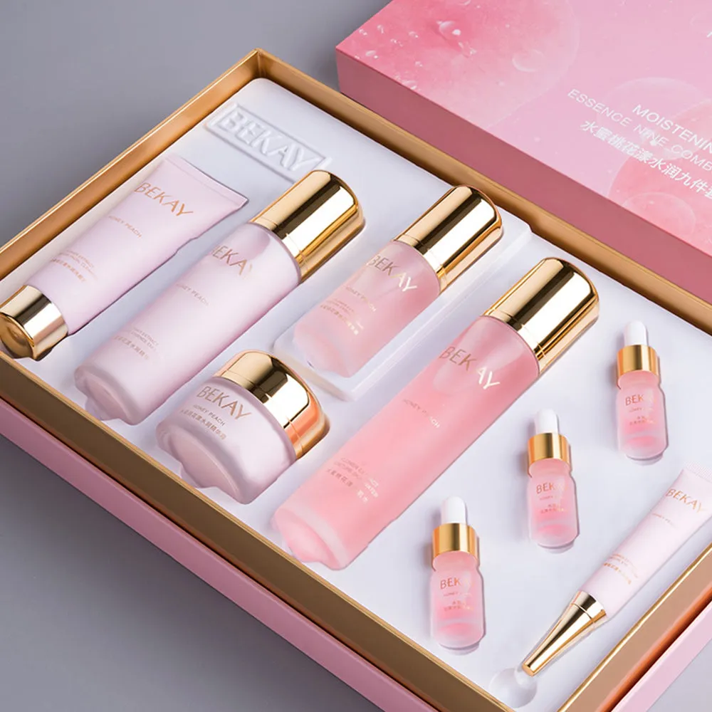 BEKAY - Peach blossom water moist nine-piece set