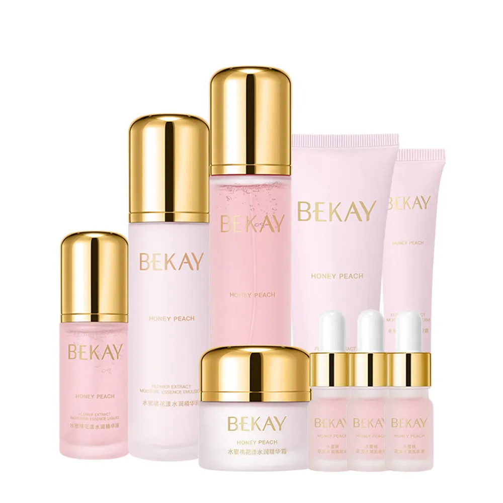 BEKAY - Peach blossom water moist nine-piece set