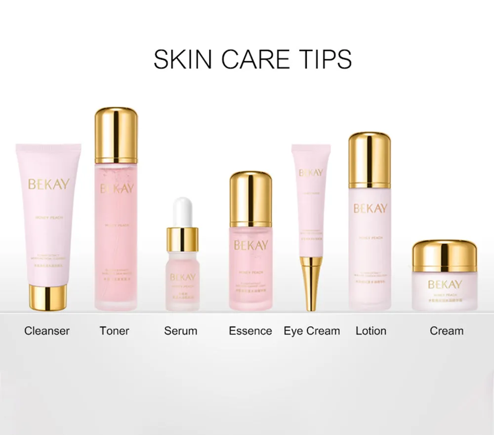 BEKAY - Peach blossom water moist nine-piece set