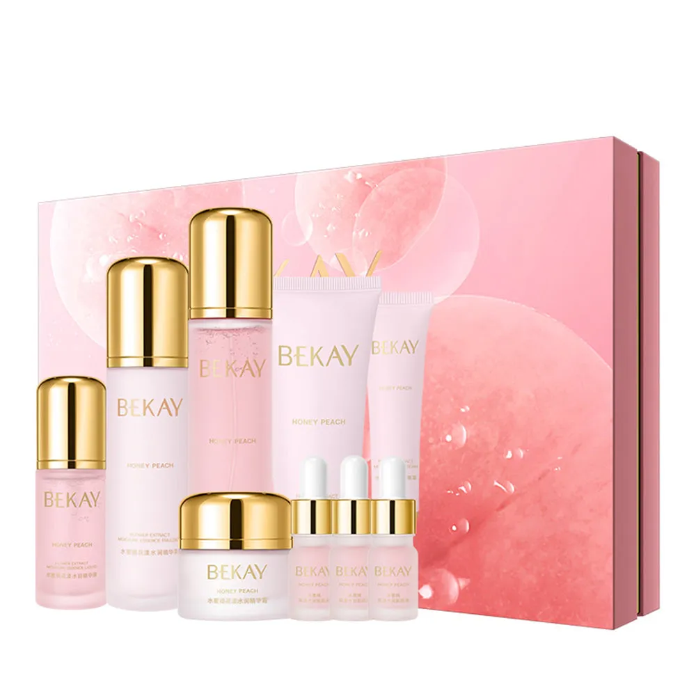 BEKAY - Peach blossom water moist nine-piece set