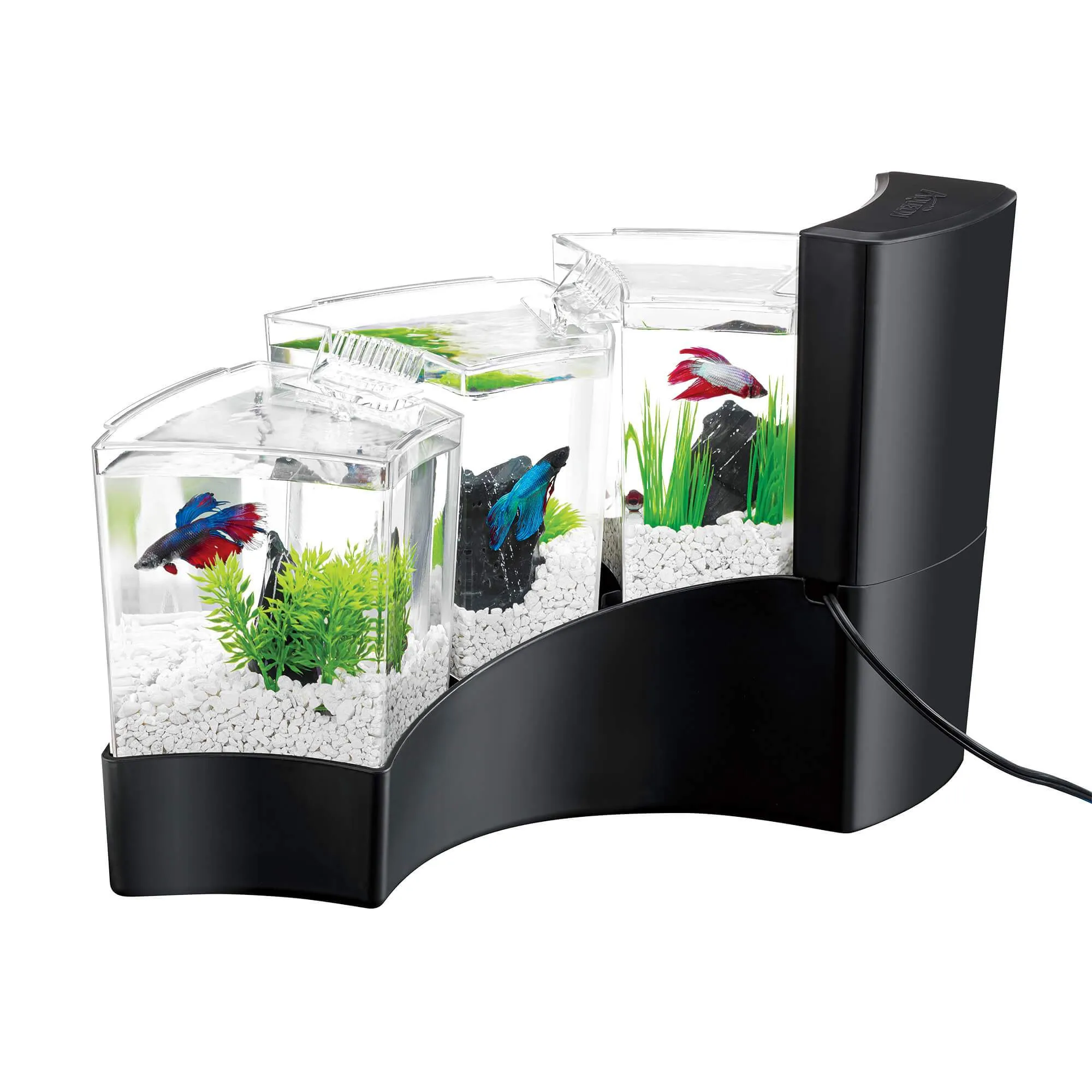 Betta Fish Tank Aquarium Kit - Aqueon Betta Falls Aquarium Kit