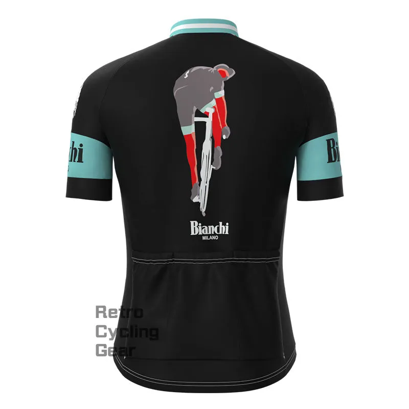 Bianchi Rider Retro Short Sleeve Cycling Kit