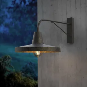 BIANCI Large Outdoor Exterior Wall Light Fixture Matt Black IP44 E27