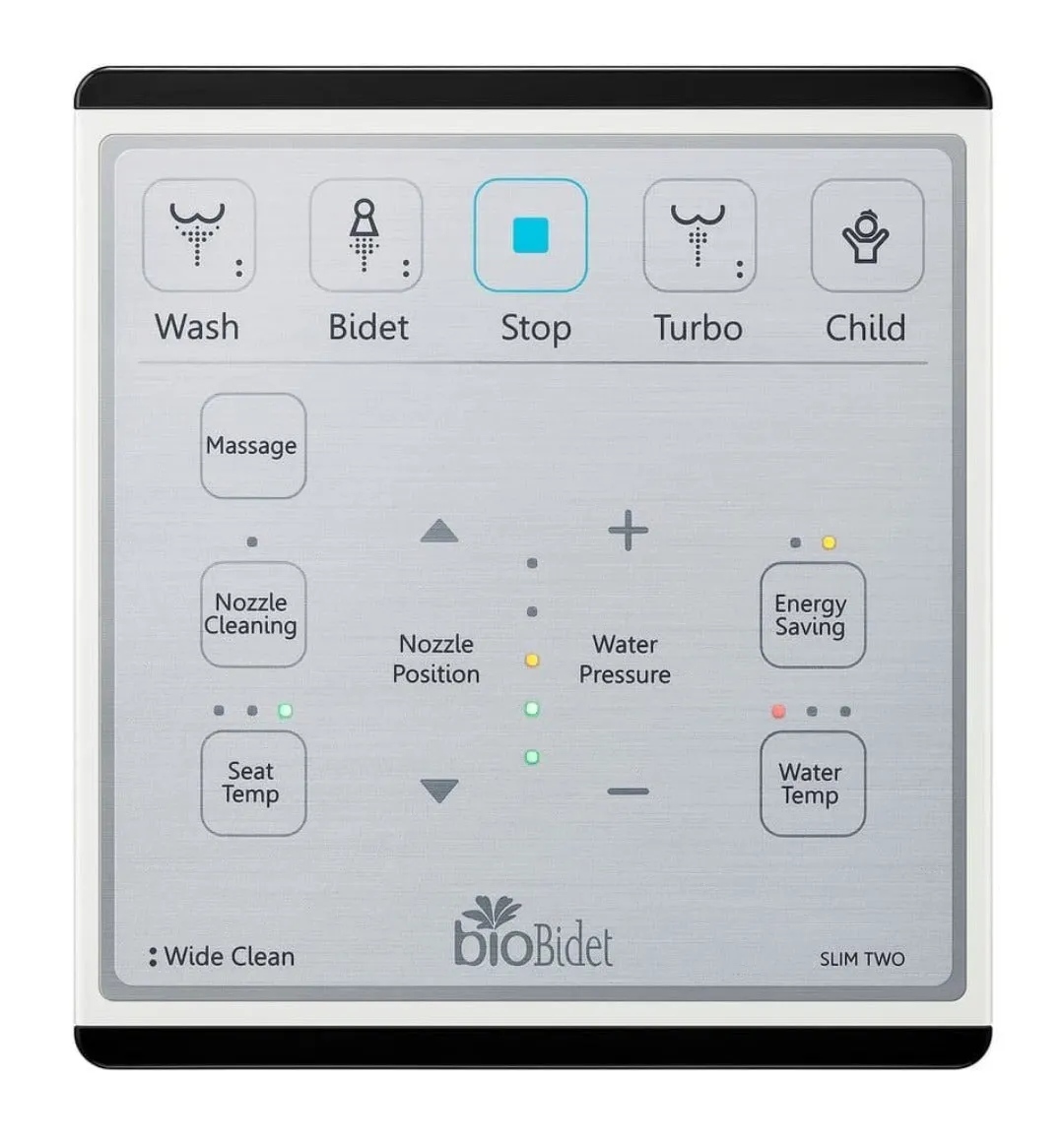 Bio Bidet Luxury Class SLIM TWO Bidet Seat with Night Light