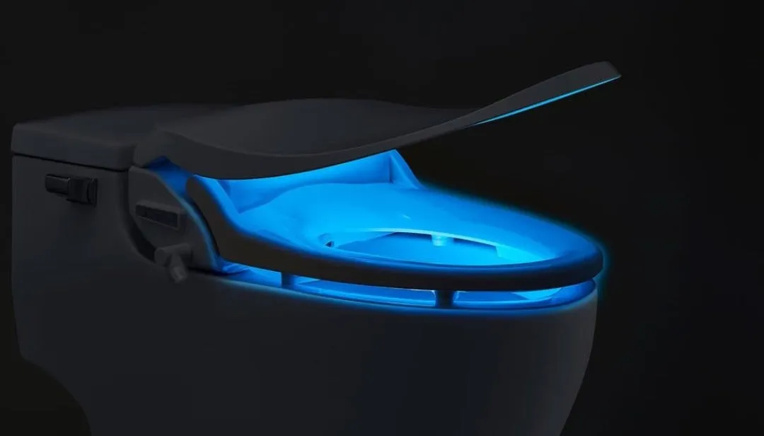 Bio Bidet Luxury Class SLIM TWO Bidet Seat with Night Light