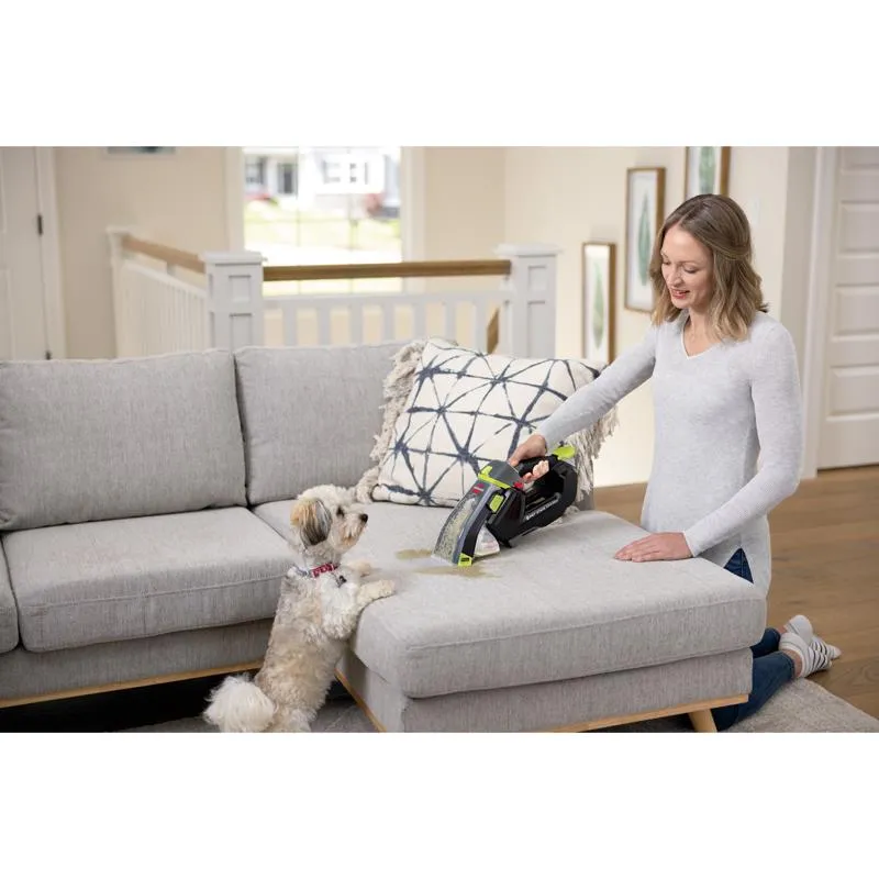 Bissell Pet Stain Eraser Bagless Carpet & Hard Floor Deep Cleaner 2 amps Standard Green