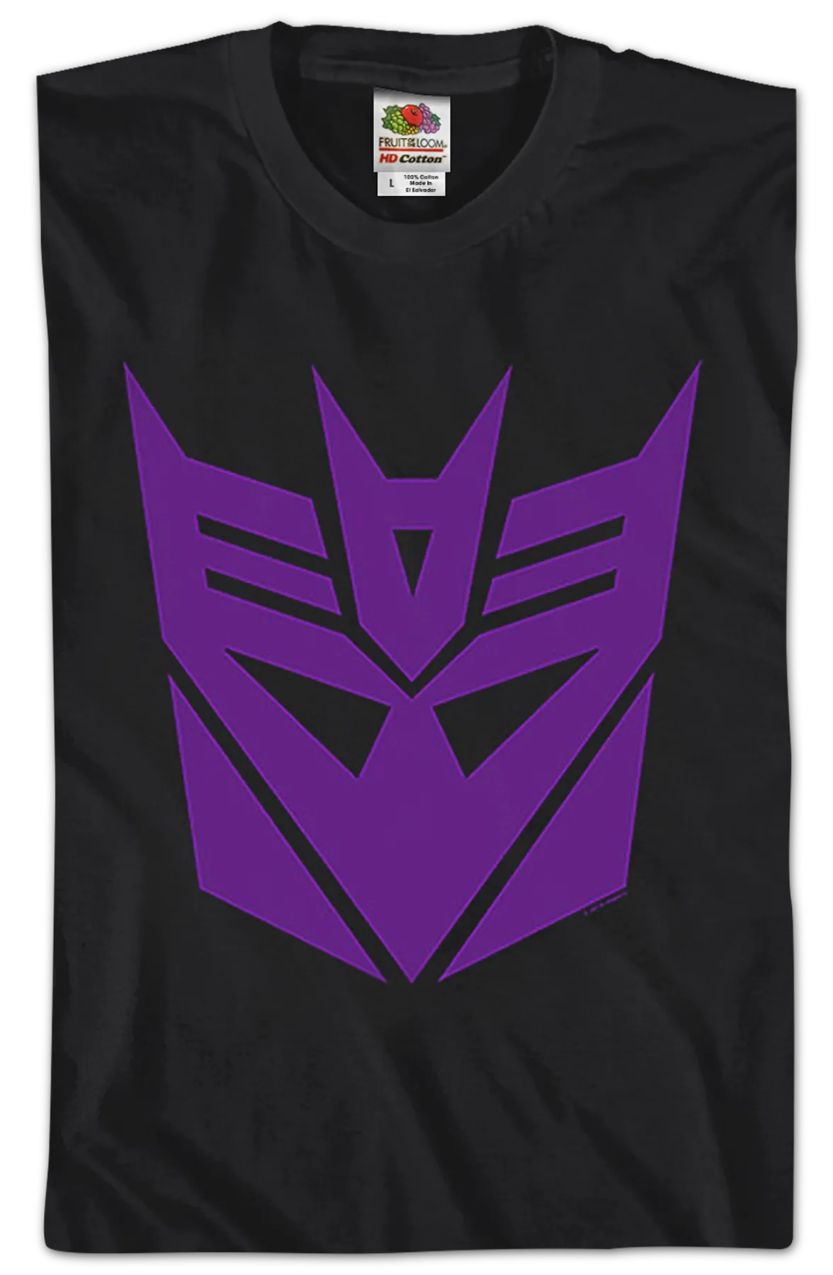 Black Decepticon Logo Transformers T-Shirt