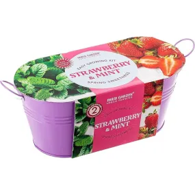 Boutique Garden Starter Kit - Strawberry & Mint