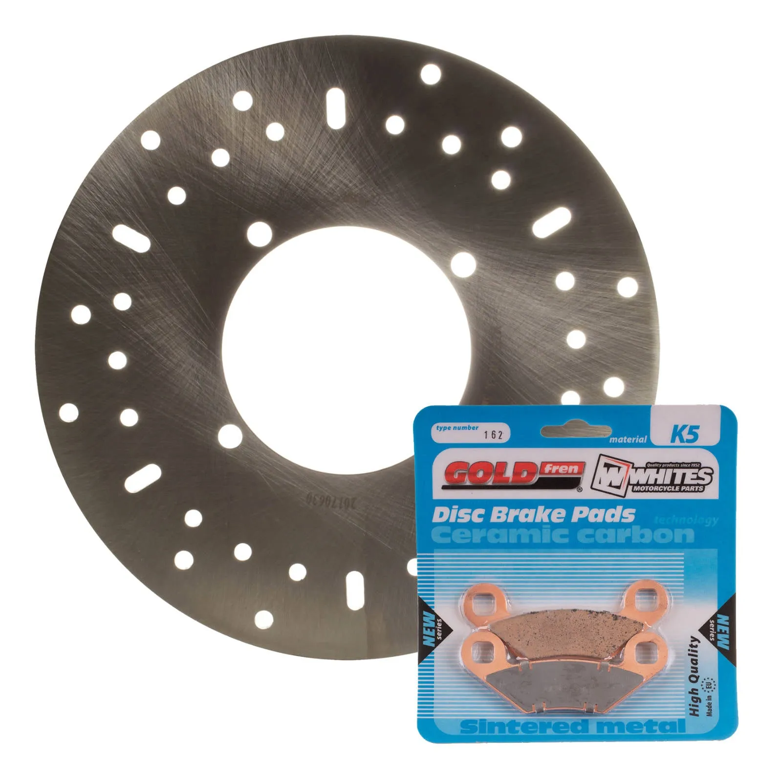 BRAKE DISC & PAD FRONT KIT - POL SPORTSMAN 570 UTE HD 16-20