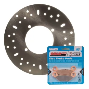 BRAKE DISC & PAD FRONT KIT - POL SPORTSMAN 570 UTE HD 16-20