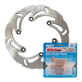 BRAKE DISC & PAD REAR KIT - KTM 250 SX-F 05-24 - WAVE