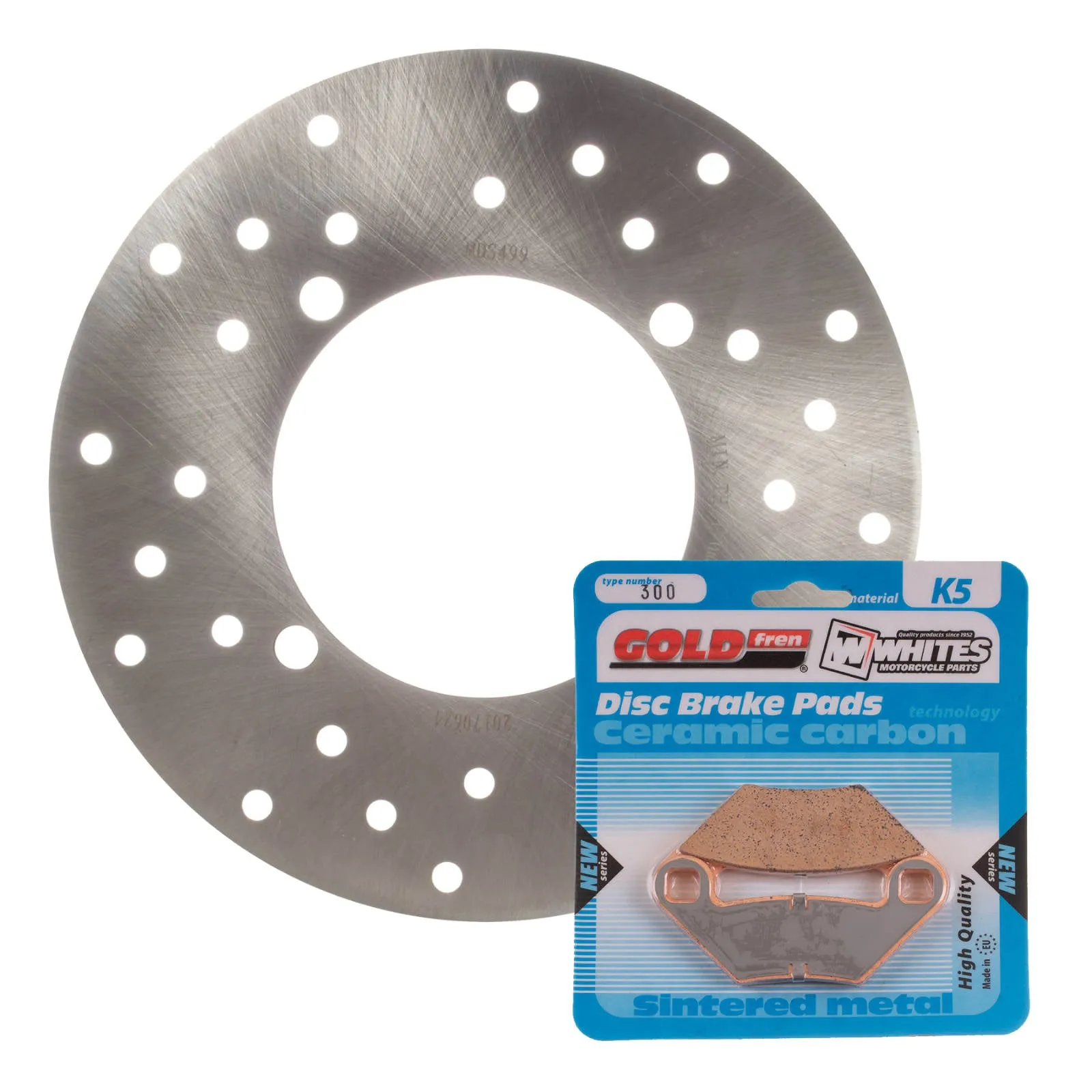 BRAKE DISC & PAD REAR KIT - POL SPORTSMAN 570 UTE 15