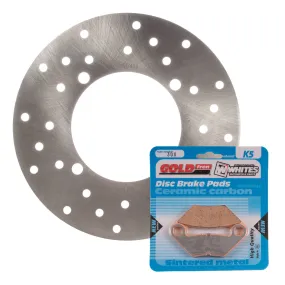 BRAKE DISC & PAD REAR KIT - POL SPORTSMAN 570 UTE 15