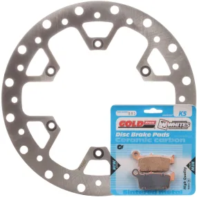 BRAKE DISC & PAD REAR KIT - SUZ RM125 06-11