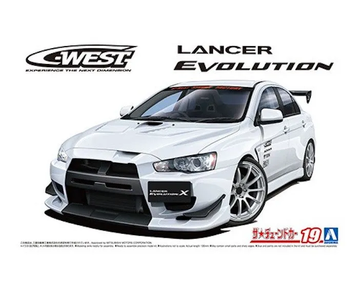C-West Mitsubishi CZ4A Lancer Evolution '07 1/24