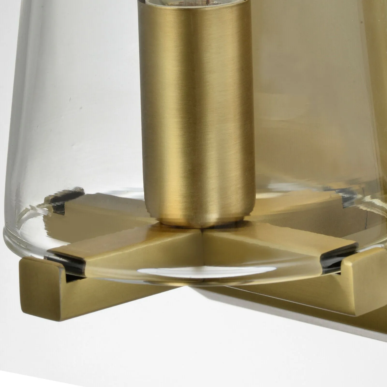 CANOVA Contemporary Interior Wall Light Aged Brass E14