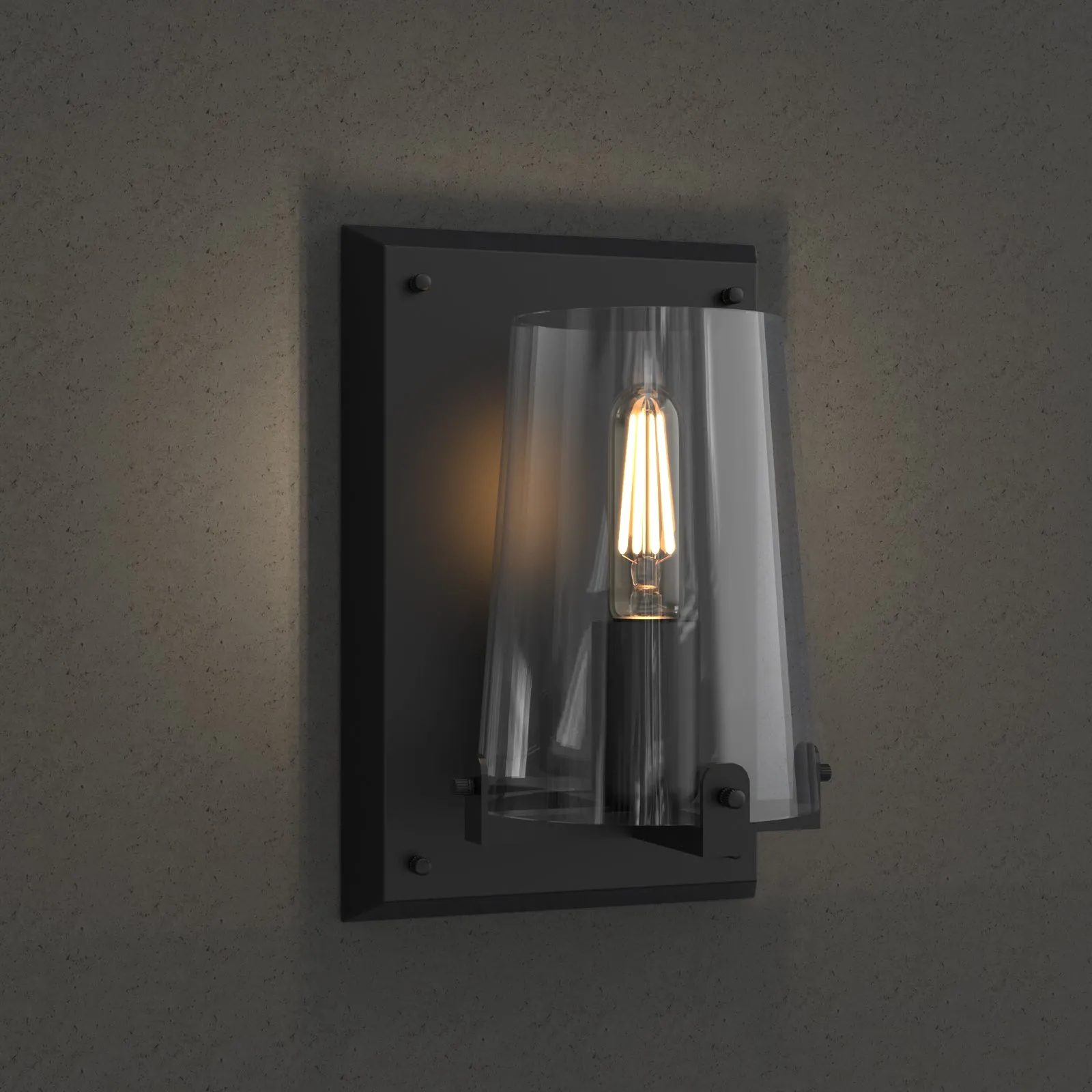 CANOVA Contemporary Interior Wall Light Aged Brass E14