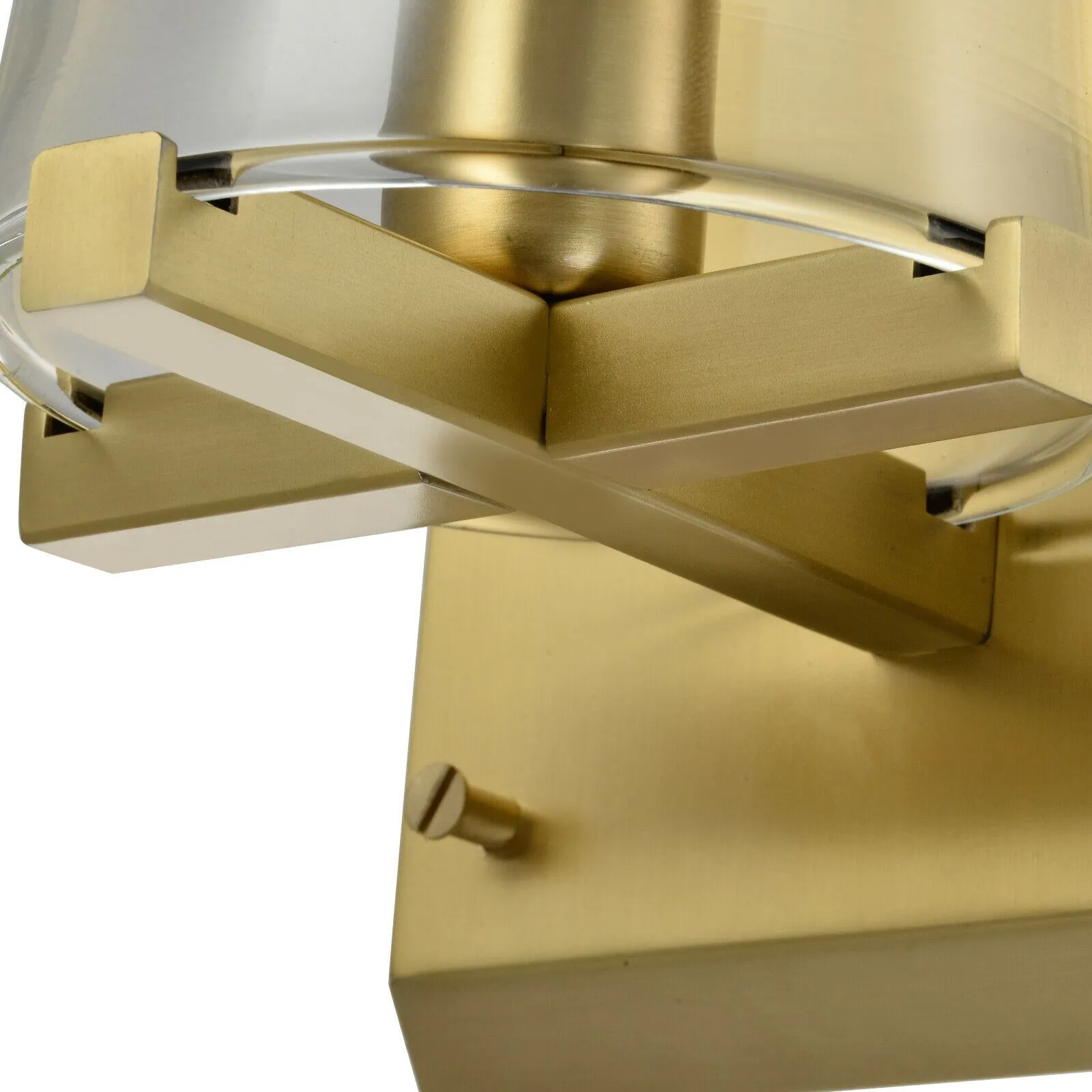 CANOVA Contemporary Interior Wall Light Aged Brass E14