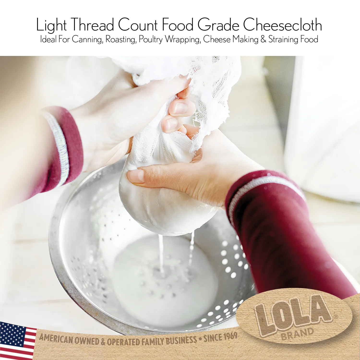 Cheesecloth 100% Cotton - 18 Sq. Yards - 6 Pack